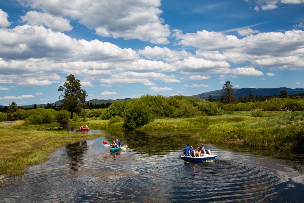 Bend-Sunriver Camping Resort 24 Ft. Yurt 16 Bagian luar foto